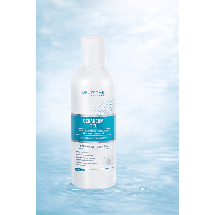 Ceraderm Gel Hidratante De Rostro Piel Normal Grasa Acneica 6