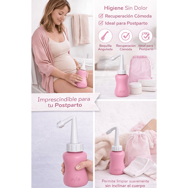 Botella De Higiene Perineal Postparto Ayla 2