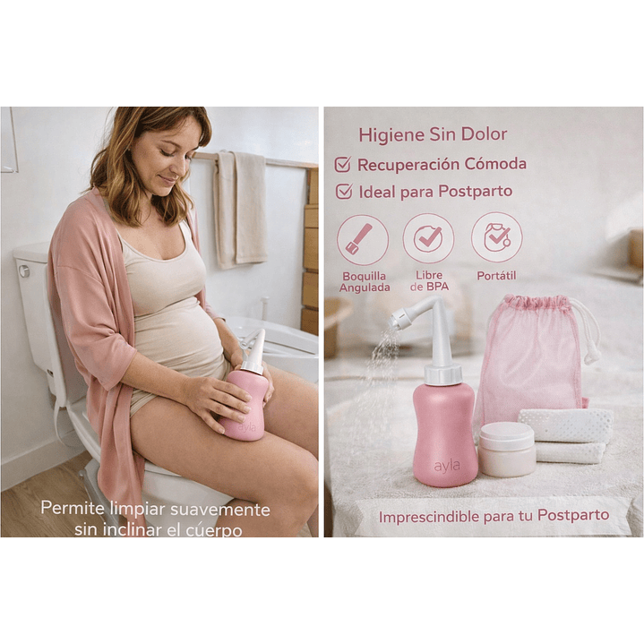 Botella De Higiene Perineal Postparto Ayla 3