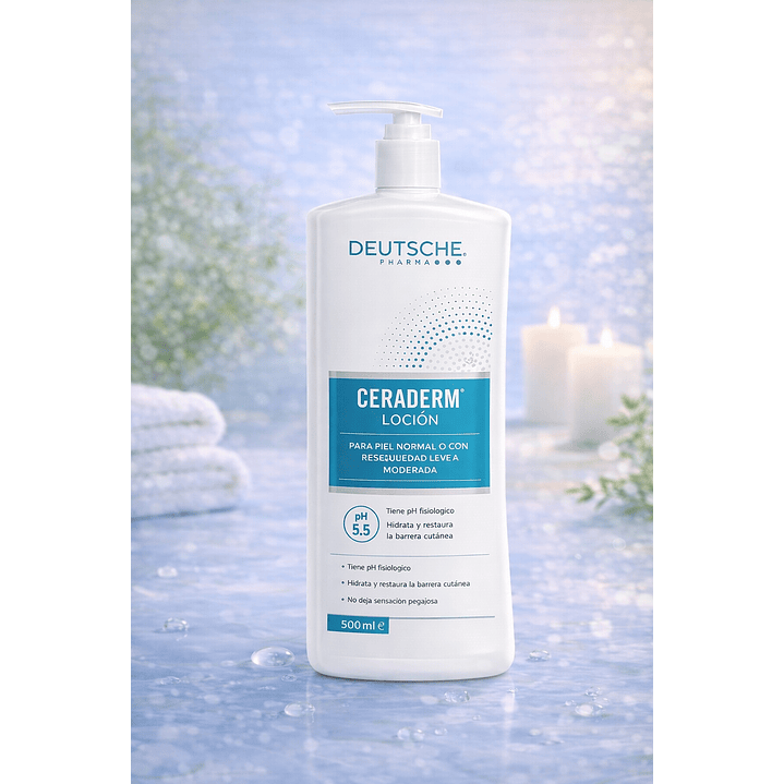 Ceraderm Loción Corporal Piel Normal Levemente Reseca 500ml  6