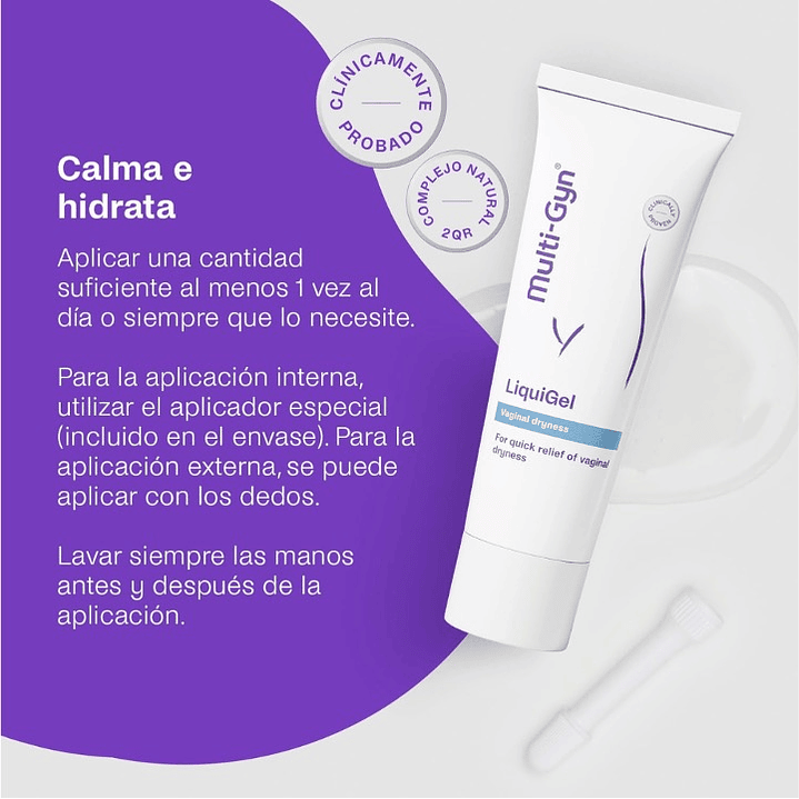 Gel Multi-Gyn LiquiGel Sequedad Vaginal Hidratación Íntima 30ml Pack x3 3