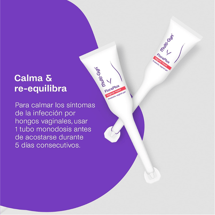 Gel Multi-Gyn FloraPlus 5 tubos 5ml Pack 3 4