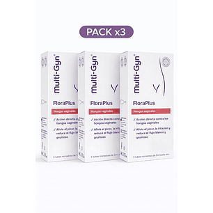 Gel Multi-Gyn FloraPlus 5 tubos 5ml Pack 3