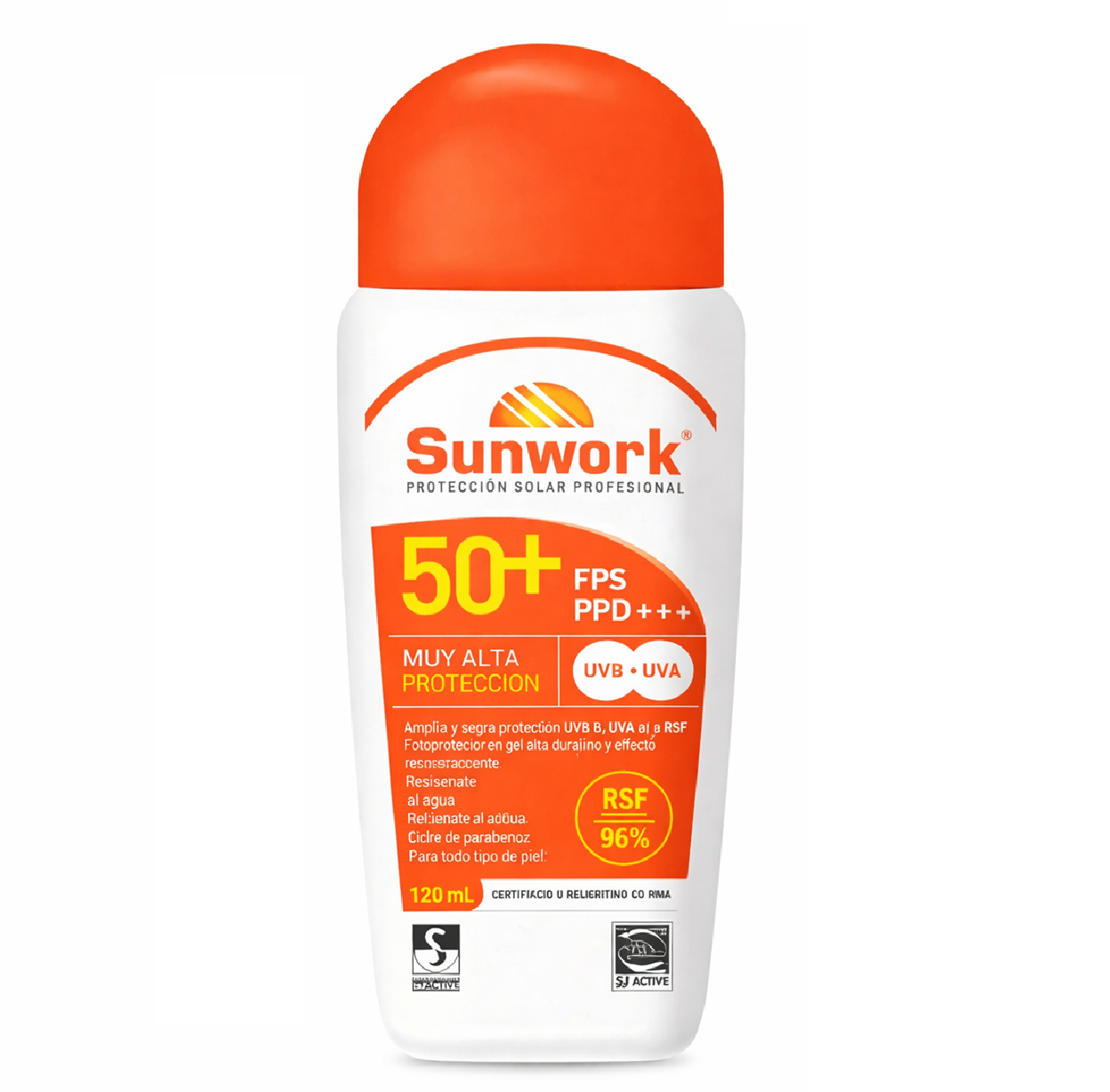 Protector Solar Sunwork Gel FPS 50+ 1 Kg