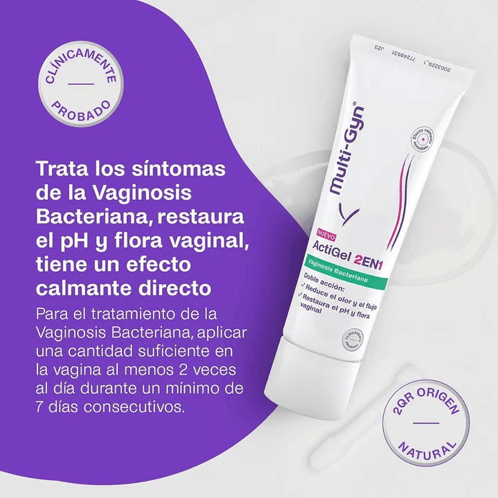 Gel Multi-Gyn ActiGel 2en1 Vaginal 50ml Pack x3 4
