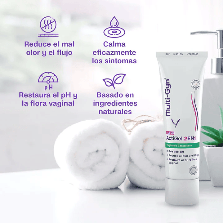 Gel Multi-Gyn ActiGel 2en1 Vaginal 50ml Pack x3 5