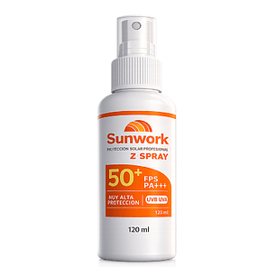 Protector Solar Sunwork Spray 50 Fps 120ml   