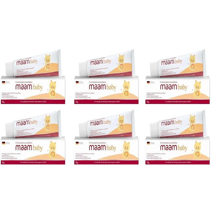 Maam Baby Crema Coceduras 30g Pack x6 1