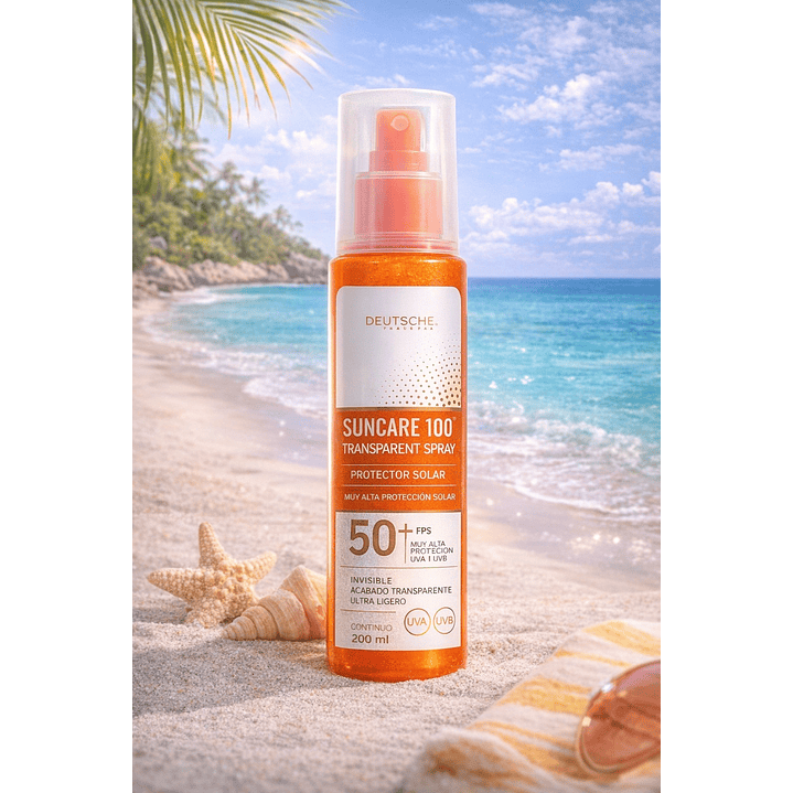 Protector Solar Transparente Suncare 100 Spray 200ml 3