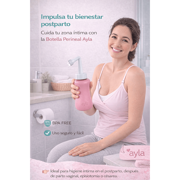 Botella De Higiene Perineal Postparto Ayla 4