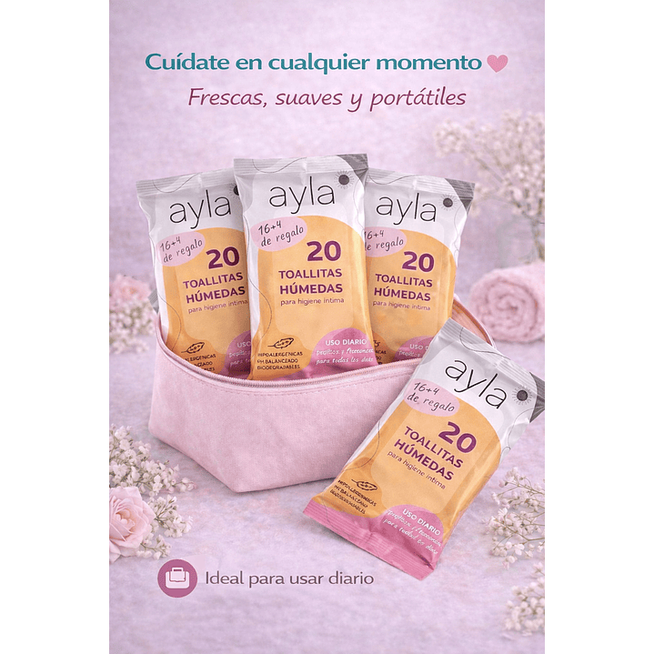 Toallitas De Higiene Intima Ayla  Pack x6 5