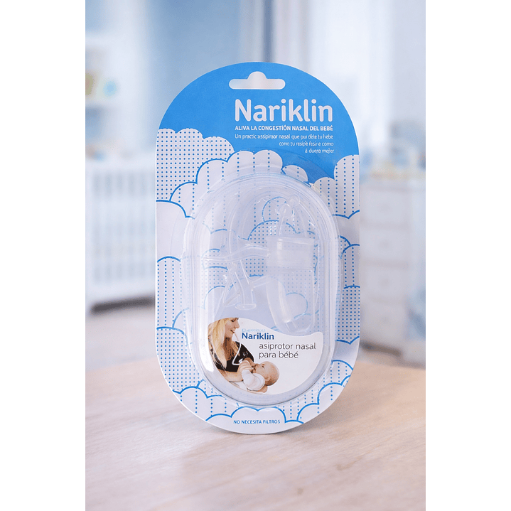 Aspirador Nasal Para Bebes Nariklin Color Transparente 6