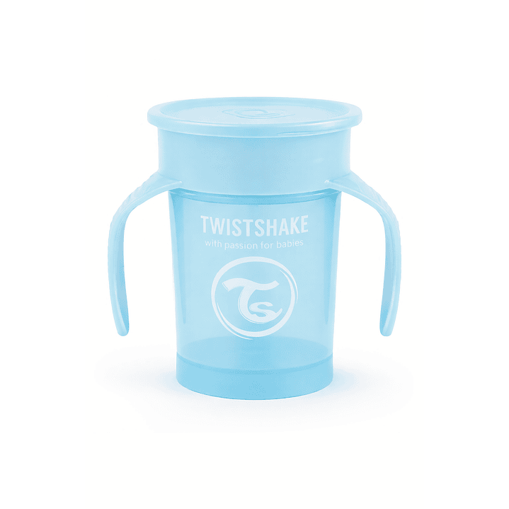 Vaso De Entrenamiento 360 Twistshake Niños 230ml Azul Pastel 2