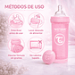  Twistshake Mamadera Anticólicos  260ml Rosa Pastel | Biberón  - Miniatura 7