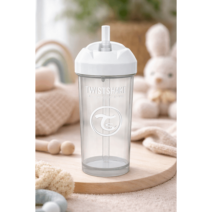 Twistshake Vaso Con Bombilla Straw Cup 360ml 6 Meses 3