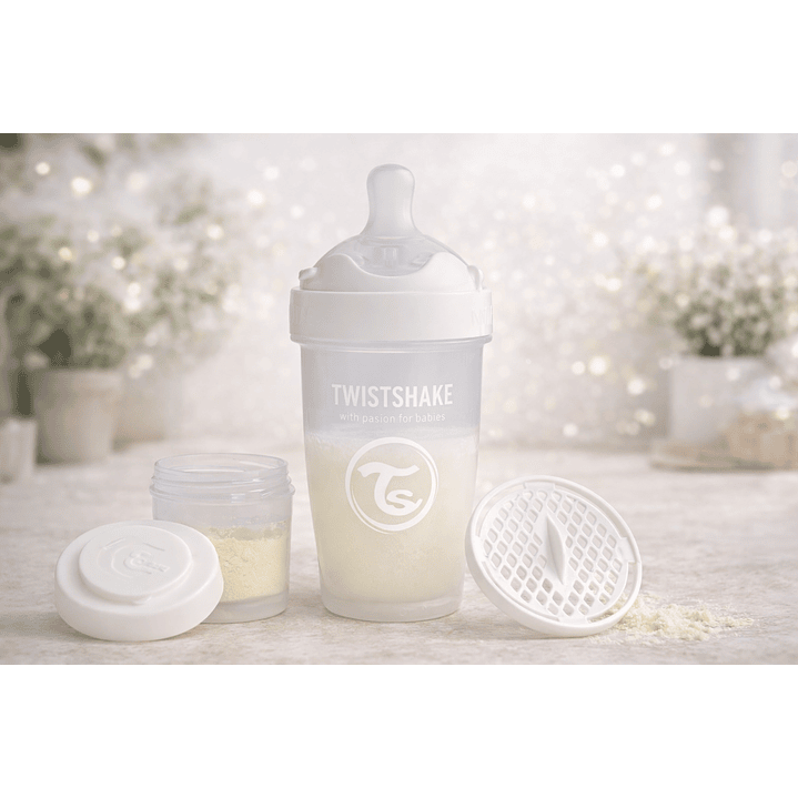 Twistshake Mamadera Anticólicos 6oz 180m Blanco | Biberón  5