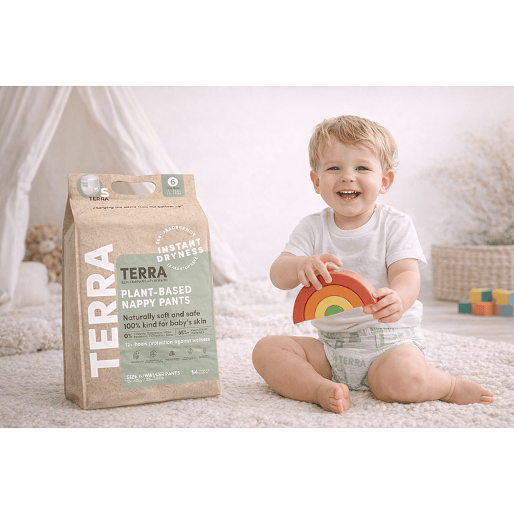 Pañales Terra Pants  Biodegradables Talla  XG X14 Unid 2