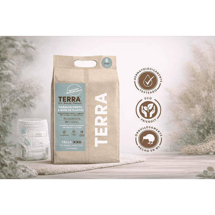  Pañales Terra Pants Biodegradables Talla XXG  X12 Caja X8 4