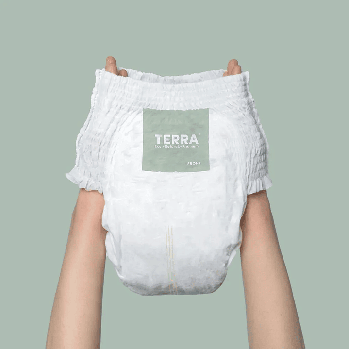 Pañales Terra Pants Biodegradables Talla G X16 CAJA X8 7