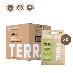 Pañales Terra Pants Biodegradables Talla G X16 CAJA X8