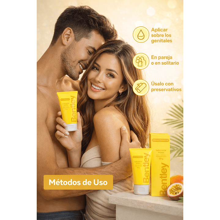 Bentley Mango Maracuyá Gel Íntimo 50 g 5