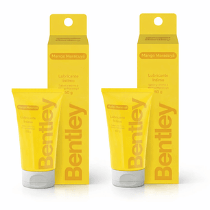 Bentley Gel Lubricante Intimo Mango Maracuyá 50g Pack x2