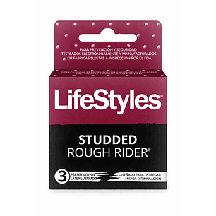 Preservativos Lifestyles Rough Rider x3