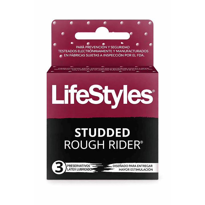 Preservativos Lifestyles Rough Rider x3 1