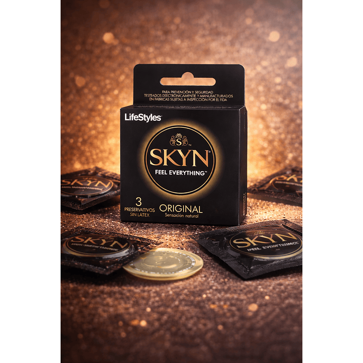 Preservativos Lifestyles Condones Skyn Original Sin Látex X3 4