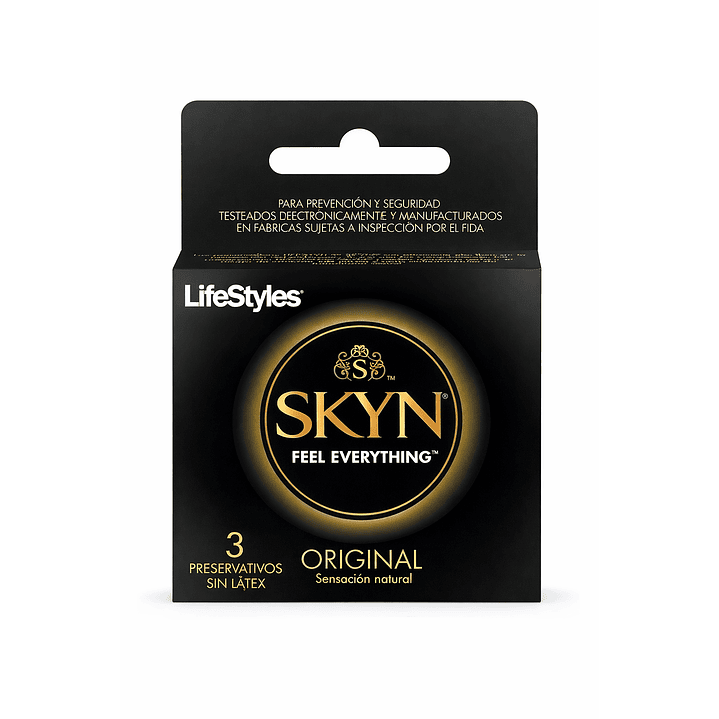 Preservativos Lifestyles Condones Skyn Original Sin Látex X3 Pack x2 2