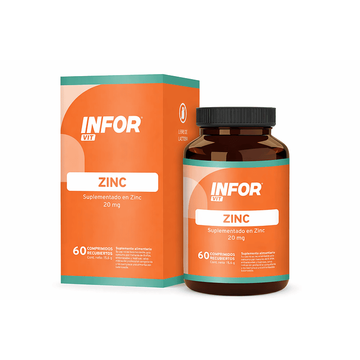 Infor Vit Zinc Comp 60 Comprimidos 2
