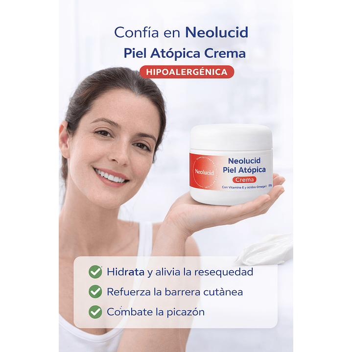  Neolucid Piel Atópica Crema Hipoalergénica 50g 3