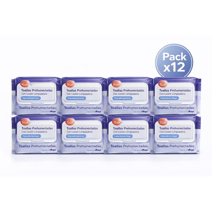 Neolucid Toallas Prehumectadas Loción Limpiadora Pack X12 1