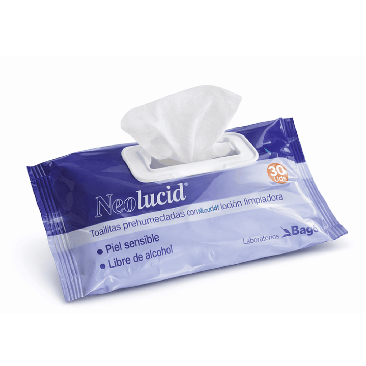Neolucid Toallas Prehumectadas Con Loción Limpiadora X30 Unidades 1