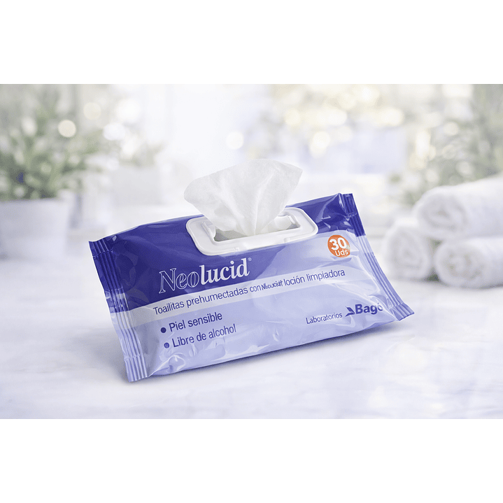 Neolucid Toallas Prehumectadas  Loción Limpiadora Caja X24 3