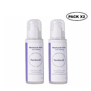 Neolucid Aha Sof Peeling Acido Glicolico 8% Exfoliante 50g Pack x2