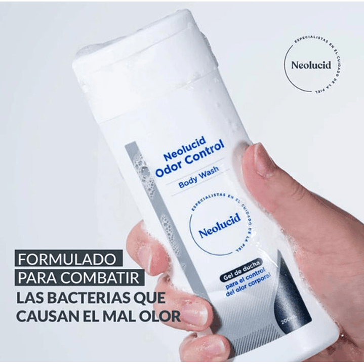 Neolucid Odor Control Gel Ducha Control Olor Corporal 200ml Pack x3 4