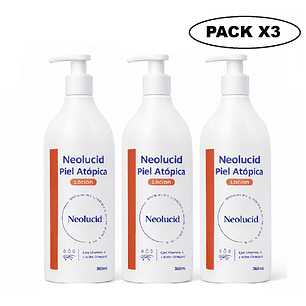 Neolucid Piel Atopica Locion Hipoalergenica 360ml Paxk x3