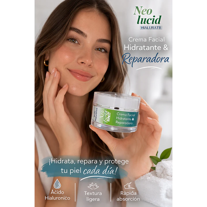 Neolucid Ultra Hr Crema Facial Acido Hialurónico 50gr 2