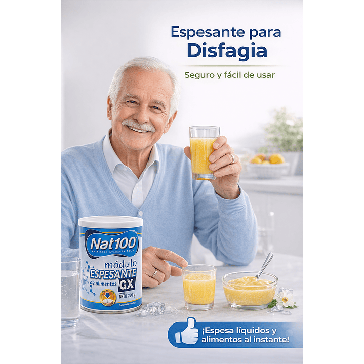 Nat 100 Módulo Espesante De Alimentos Gx 250g  Caja  x10 7