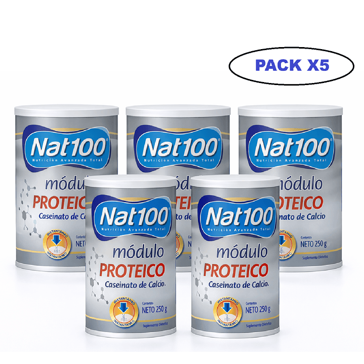 Nat 100 Modulo Proteico 250g Pack x5 1