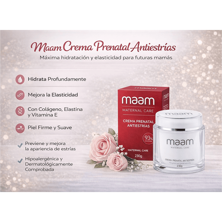 Maam Crema Prenatal Antiestrias 230g  3