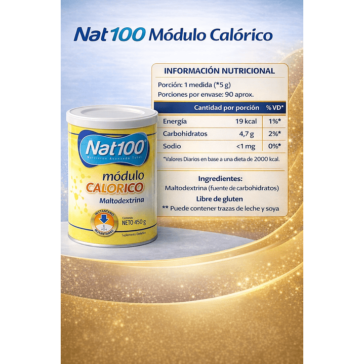 Nat 100 Modulo Calórico - 450 Gr 4