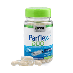 Parflex Duo X 60 Caps – Colágeno Tipo II + L-Carnitina | Salud Articular y Muscular