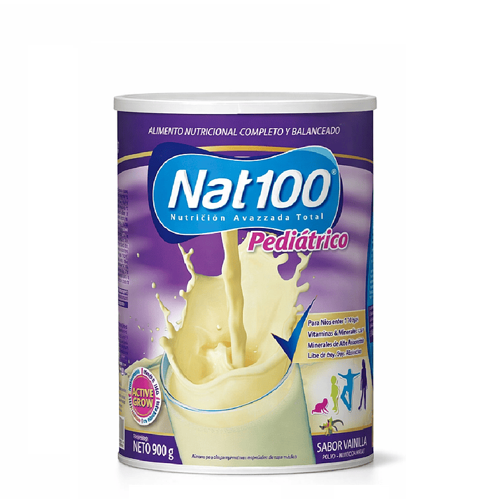 Nat100 Pediátrico | Suplemento Nutricional Infantil 900g Pack x8 2