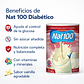 Nat 100 Diabético 900 G. Sabor Vainilla - Miniatura 3