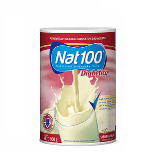 Nat 100 Diabético 900 G. Sabor Vainilla