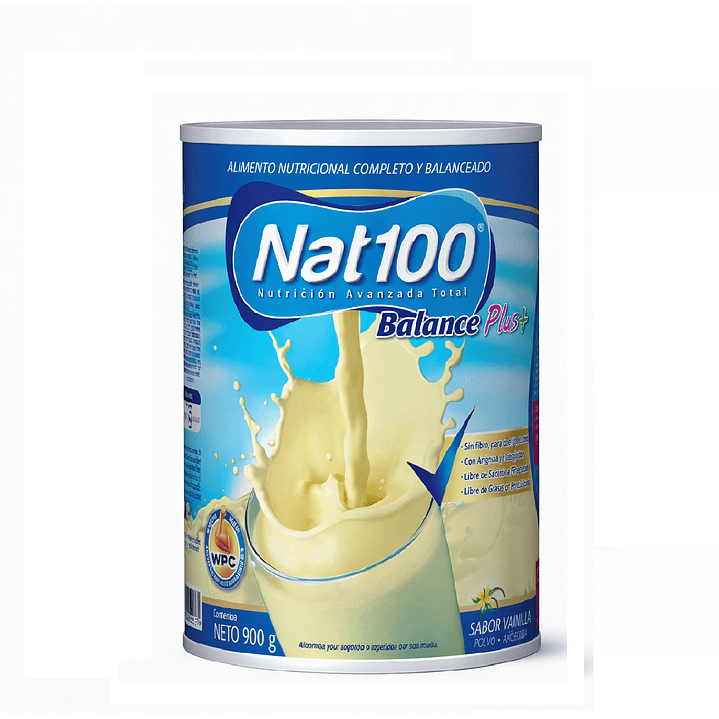 Nat 100 Balance Plus 900g Sabor Vainilla 1