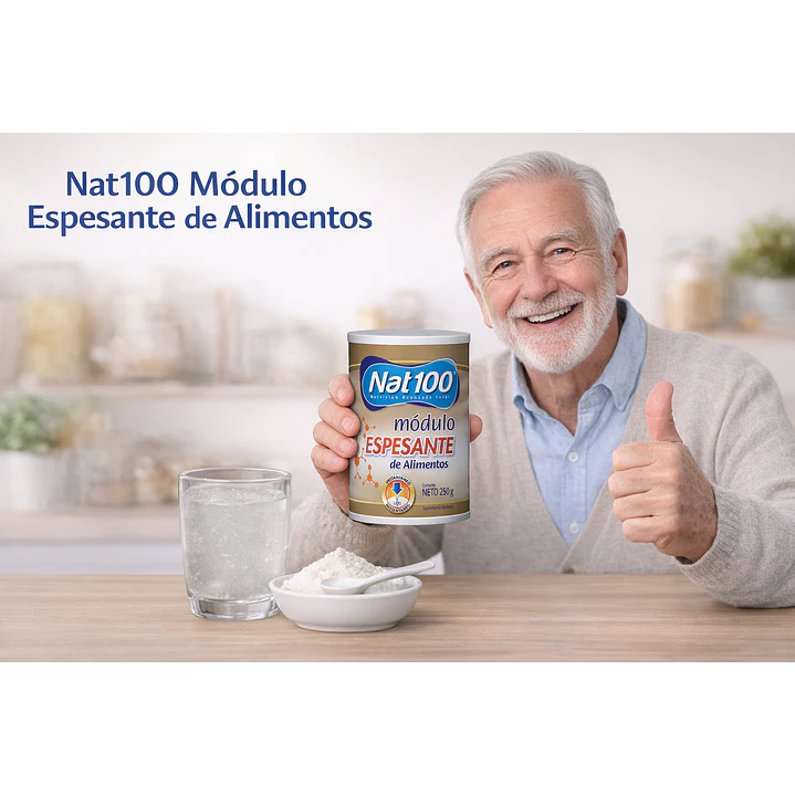 Nat 100 Módulo Espesante De Alimentos Sabor Neutro 250g 4