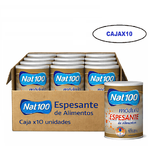 Nat 100 Módulo Espesante De Alimentos Sabor Neutro 250g  Caja x10